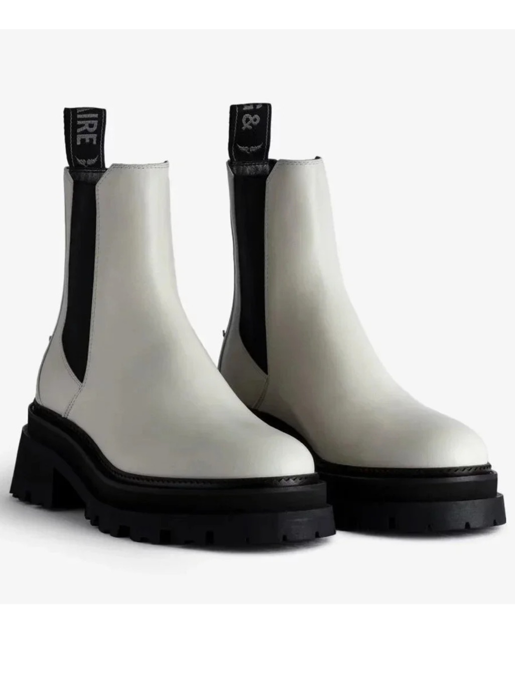 Zadig & Voltaire Ride Chelsea Boots Color Ice